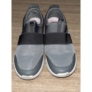 Vionic Camrie Shoes Womens Size 8 Gray Mesh Slip On Comfort Walking Sneakers